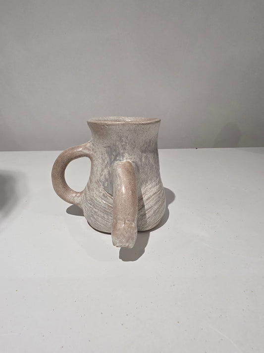Balls and Penis Coffee, front, the handle to the left