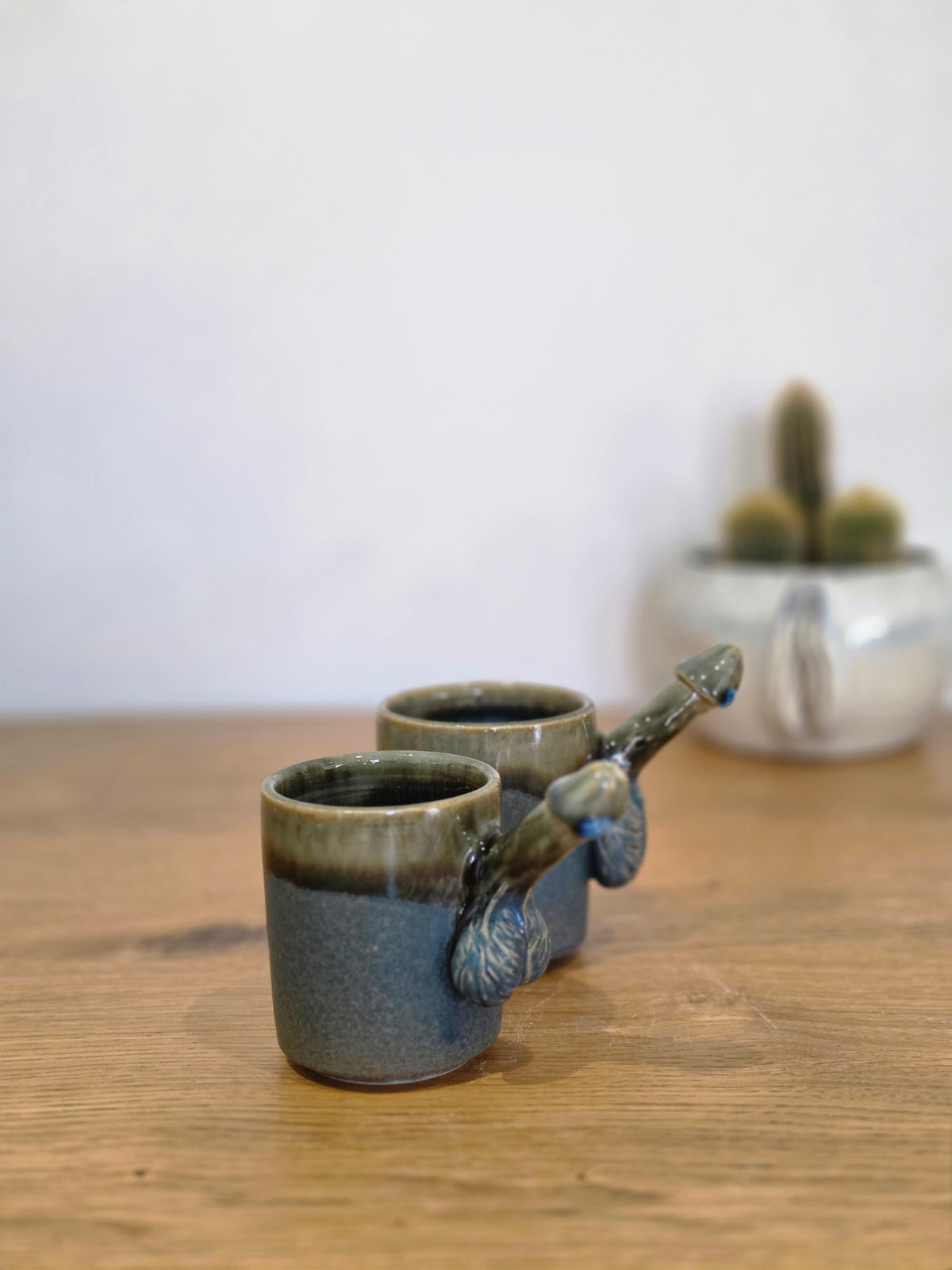 Coffee dick erect, the two together