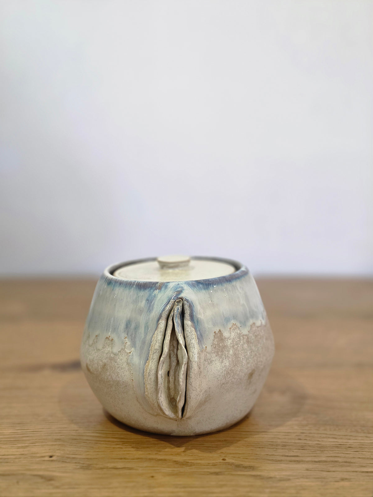 Teri, front, lid on