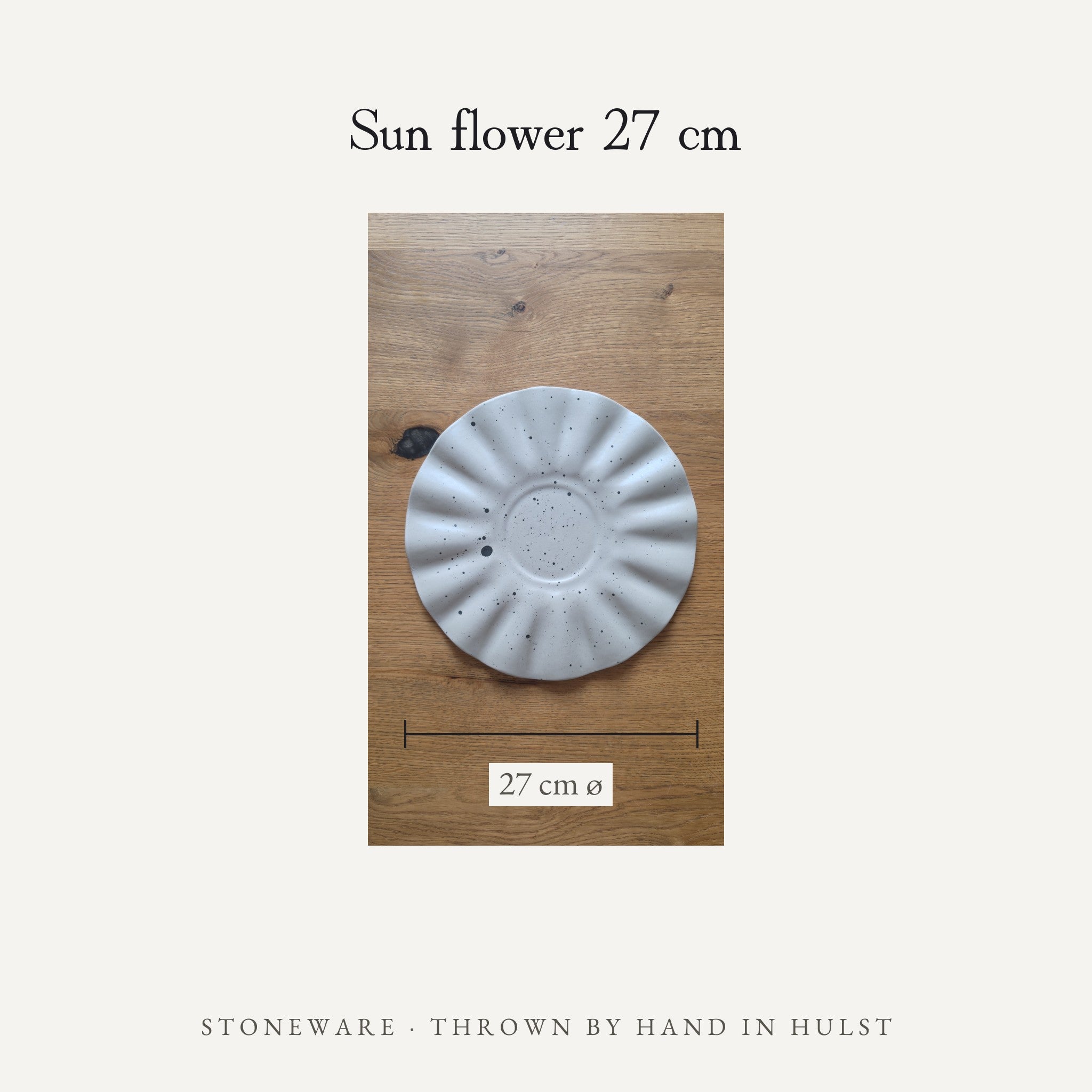 Sun flower 27 cm — dimensions
