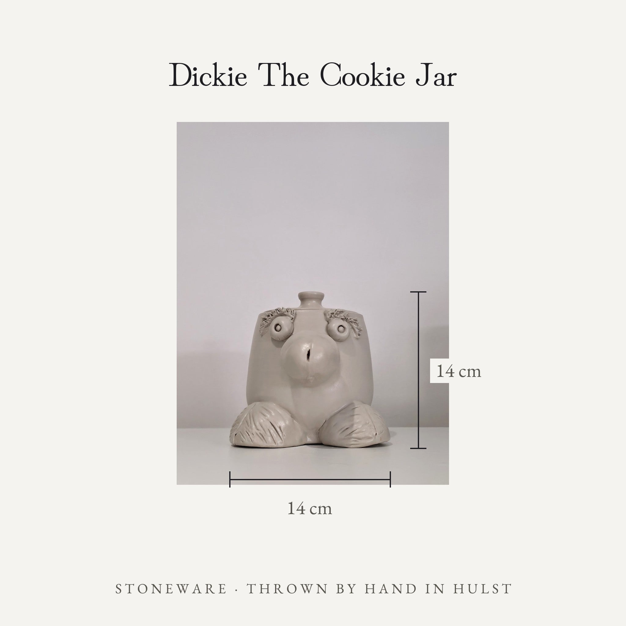 Dickie The Cookie Jar — dimensions