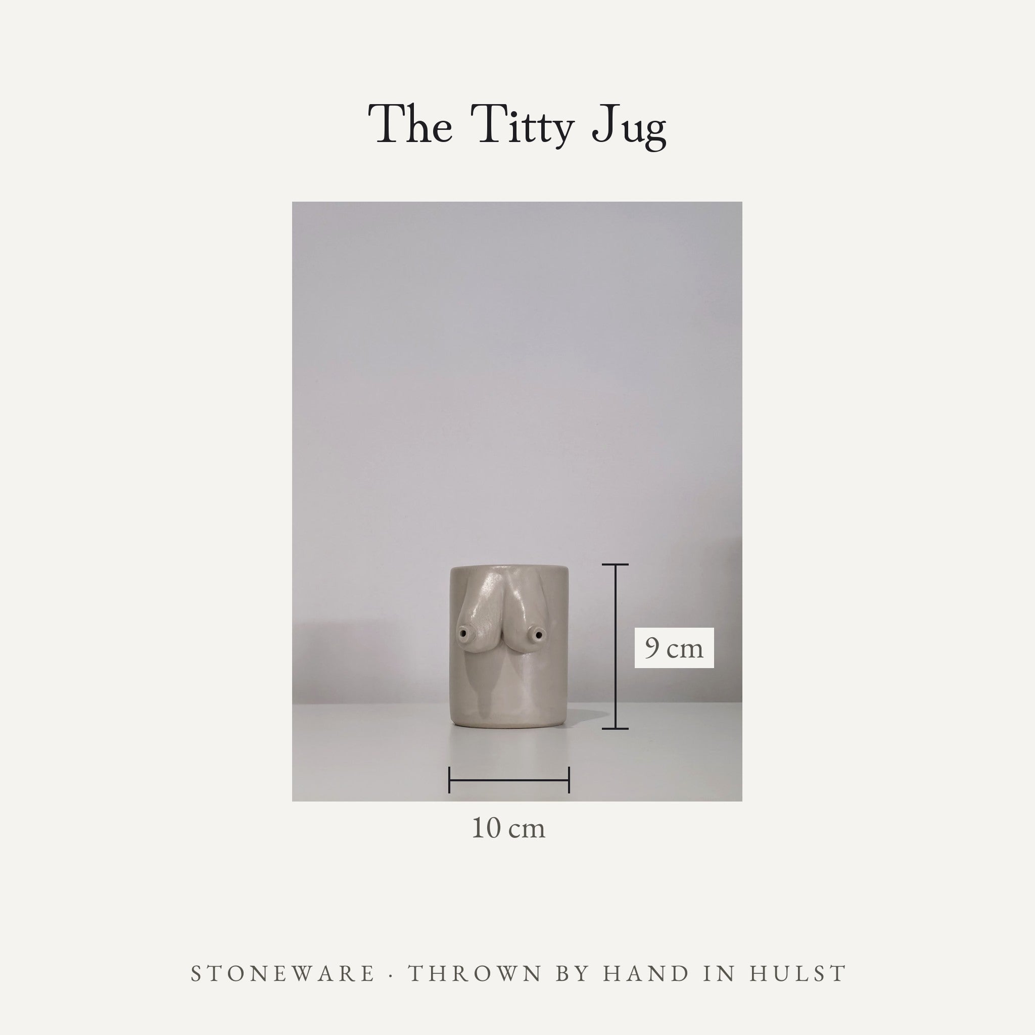 The Titty Jug — dimensions