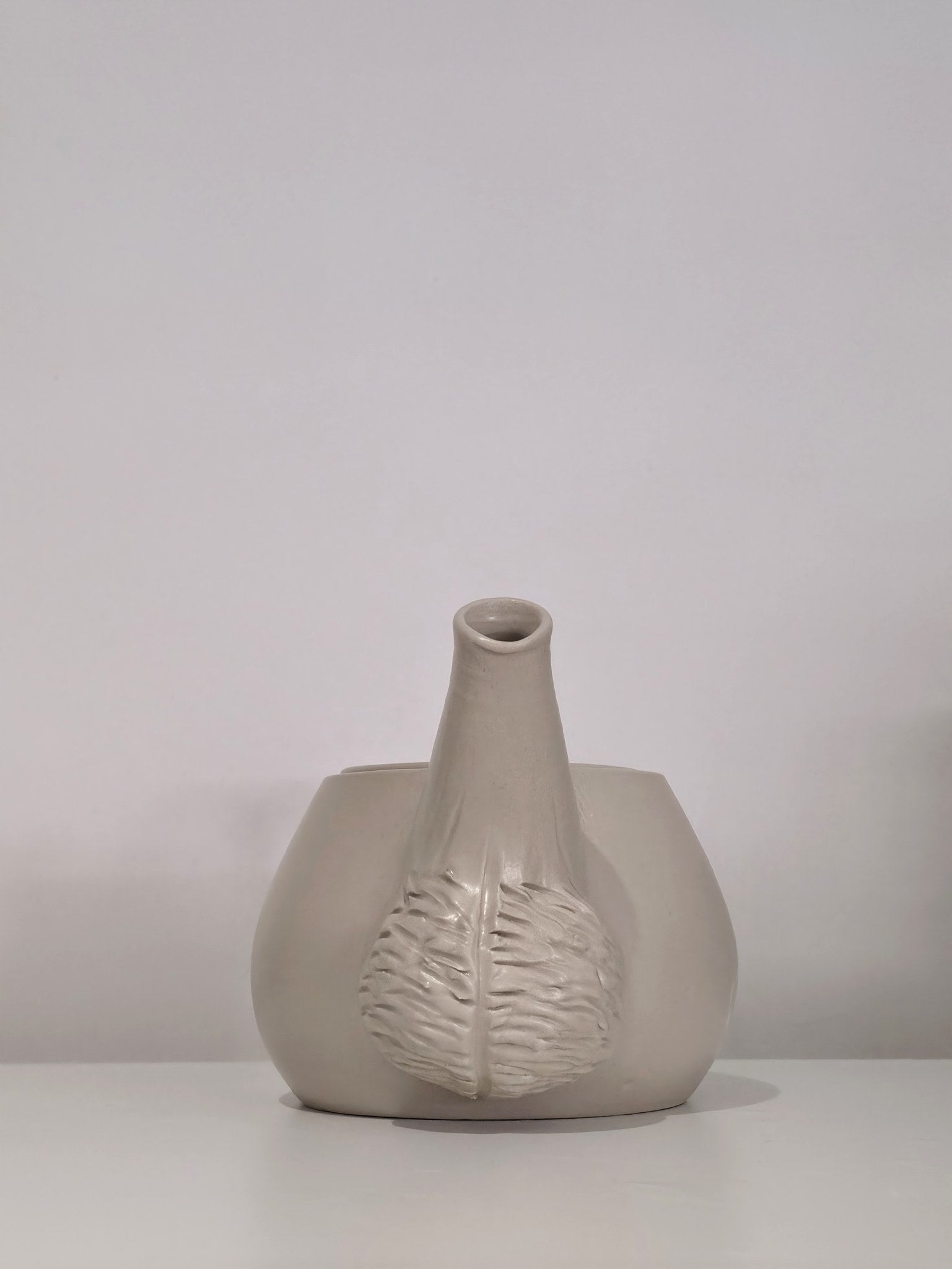 The Teasack (Small), handmade ceramic piece, front view