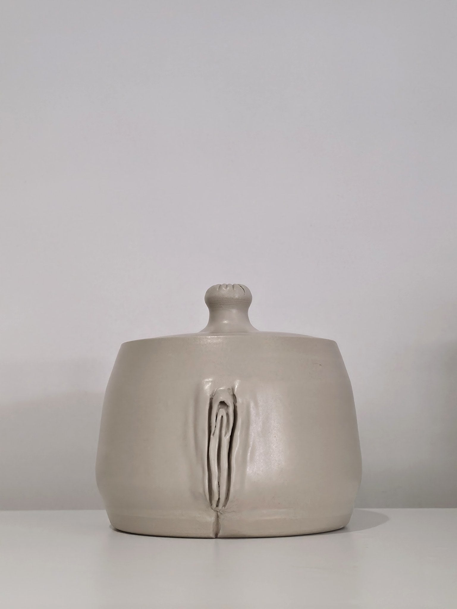 The Vulva Jar, front view without lid
